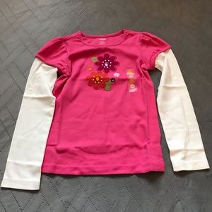 NWT Gymboree flower top Sz 6